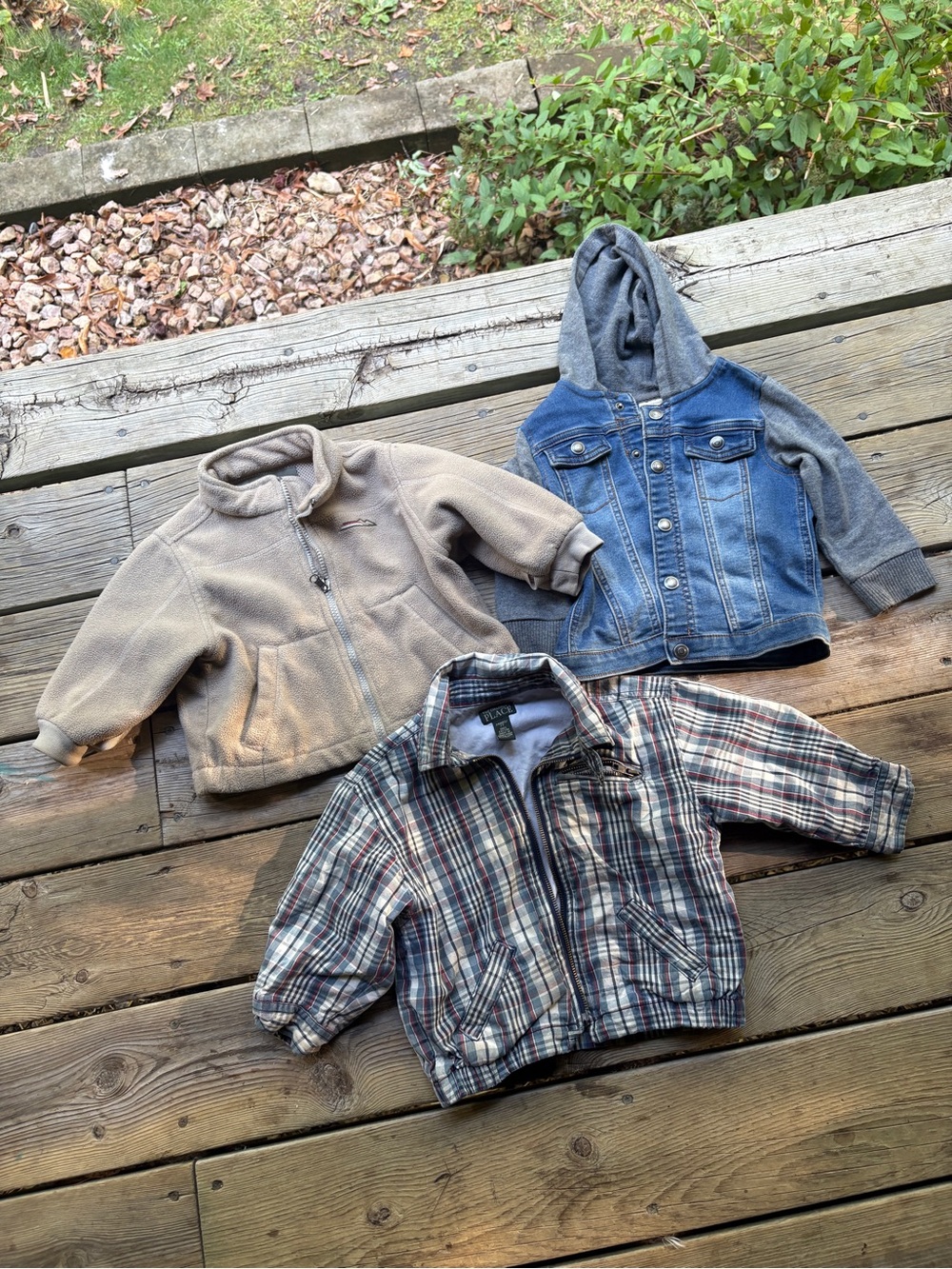 The Children's Place first impressions 2T Denim coat Jacket fleece bundle lot
